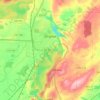 Mapa topográfico Virginia, altitude, relevo