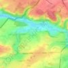 Mapa topográfico Leval-Chaudeville, altitude, relevo