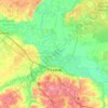 Mapa topográfico Riazan, altitude, relevo