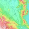 Mapa topográfico Kodur, altitude, relevo