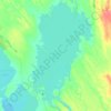 Mapa topográfico Churchill Lake, altitude, relevo