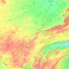 Mapa topográfico Dhone, altitude, relevo