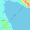 Mapa topográfico Pagapas Bay, altitude, relevo