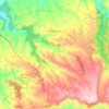 Mapa topográfico Passanant i Belltall, altitude, relevo