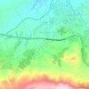 Mapa topográfico Benisoda, altitude, relevo