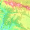 Mapa topográfico Figueruela de Arriba, altitude, relevo