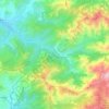 Mapa topográfico Manso, altitude, relevo