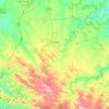 Mapa topográfico Almodôvar, altitude, relevo