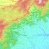 Mapa topográfico Piquete, altitude, relevo