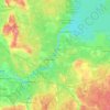 Mapa topográfico Neva, altitude, relevo
