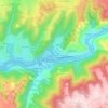 Mapa topográfico Bouillac, altitude, relevo