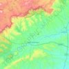 Mapa topográfico Wilkes County, altitude, relevo