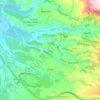 Mapa topográfico Anoia, altitude, relevo
