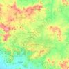 Mapa topográfico Santo Tomás, altitude, relevo