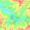Mapa topográfico Miragaia, altitude, relevo
