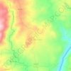 Mapa topográfico Fornos do Pinhal, altitude, relevo