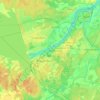 Mapa topográfico Дубна, altitude, relevo