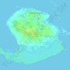 Mapa topográfico Isla de la Juventud, altitude, relevo