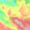 Mapa topográfico Ousilhão, altitude, relevo