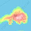 Mapa topográfico Borden Island, altitude, relevo
