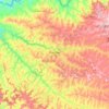 Mapa topográfico Ituiutaba, altitude, relevo