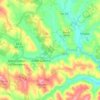Mapa topográfico Aldeia Gavinha, altitude, relevo