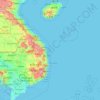 Mapa topográfico Hainan Province, altitude, relevo