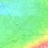 Mapa topográfico Tomelloso, altitude, relevo