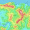 Mapa topográfico Lemoiz, altitude, relevo