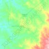 Mapa topográfico Capitão de Campos, altitude, relevo