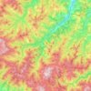 Mapa topográfico Marradi, altitude, relevo