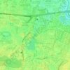 Mapa topográfico Kelapa Dua, altitude, relevo