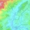 Mapa topográfico Meixomil, altitude, relevo