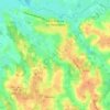 Mapa topográfico Saint-Étienne-sur-Reyssouze, altitude, relevo