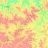 Mapa topográfico Тариат ᠲᠠᠷᠢᠶ᠋ᠠᠲᠤ, altitude, relevo