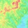 Mapa topográfico Uxeau, altitude, relevo