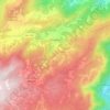 Mapa topográfico Prados, altitude, relevo