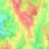 Mapa topográfico Arrifana, altitude, relevo