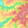 Mapa topográfico Fresnes-sous-Coucy, altitude, relevo