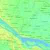 Mapa topográfico Kapileswarapuram, altitude, relevo