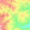 Mapa topográfico La Salle County, altitude, relevo
