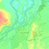 Mapa topográfico Shushenskoye, altitude, relevo