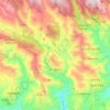 Mapa topográfico Gimigliano, altitude, relevo