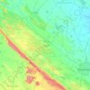 Mapa topográfico Lingala, altitude, relevo