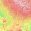 Mapa topográfico Haliburton—Kawartha Lakes—Brock, altitude, relevo