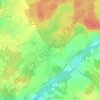 Mapa topográfico Seur, altitude, relevo