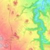 Mapa topográfico Le Brignon, altitude, relevo