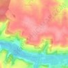 Mapa topográfico Brumetz, altitude, relevo