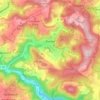 Mapa topográfico Rieden, altitude, relevo