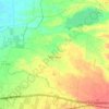 Mapa topográfico Vila-sana, altitude, relevo